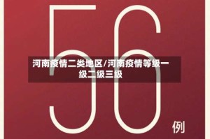 河南疫情二类地区/河南疫情等级一级二级三级