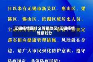 无锡疫情属什么等级地区/无锡疫情等级划分