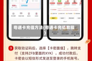 粤通卡充值方法(粤通卡充值教程)