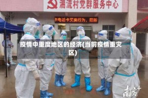 疫情中重度地区的经济(当前疫情重灾区)