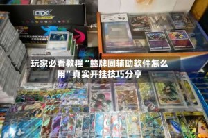 玩家必看教程“赣牌圈辅助软件怎么用”真实开挂技巧分享