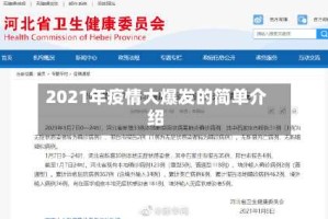 2021年疫情大爆发的简单介绍