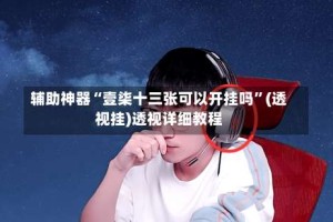 辅助神器“壹柒十三张可以开挂吗”(透视挂)透视详细教程