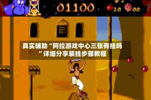 真实辅助“阿拉游戏中心三张有挂吗”详细分享装挂步骤教程