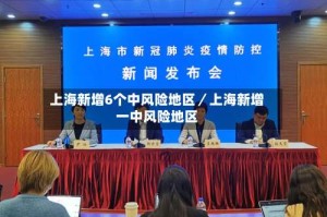 上海新增6个中风险地区／上海新增一中风险地区