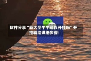 软件分享“新大圣牛牛可以开挂吗”开挂辅助详细步骤