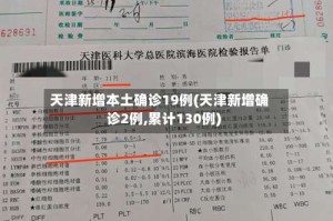 天津新增本土确诊19例(天津新增确诊2例,累计130例)