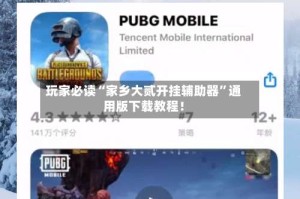 玩家必读“家乡大贰开挂辅助器”通用版下载教程！