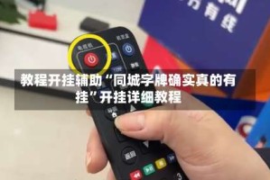 教程开挂辅助“同城字牌确实真的有挂”开挂详细教程