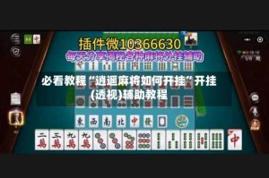 必看教程“逍遥麻将如何开挂”开挂(透视)辅助教程