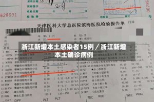 浙江新增本土感染者15例／浙江新增本土确诊病例