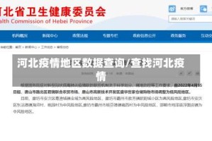 河北疫情地区数据查询/查找河北疫情