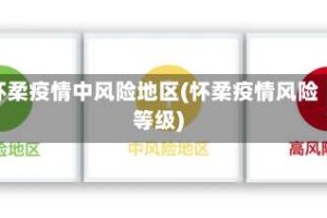 怀柔疫情中风险地区(怀柔疫情风险等级)