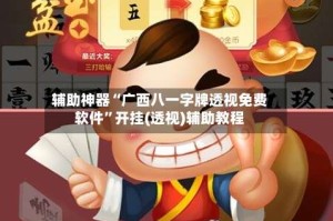辅助神器“广西八一字牌透视免费软件”开挂(透视)辅助教程