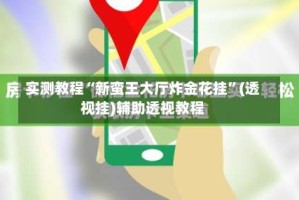 实测教程“新蛮王大厅炸金花挂”(透视挂)辅助透视教程