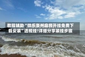 教程辅助“微乐泉州麻将开挂免费下载安装”透视挂!详细分享装挂步骤