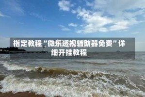 指定教程“微乐透视辅助器免费”详细开挂教程