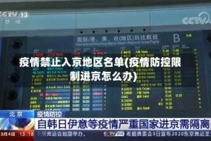 疫情禁止入京地区名单(疫情防控限制进京怎么办)