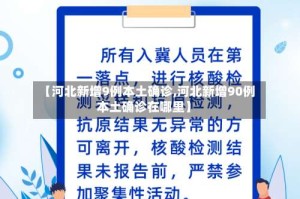 【河北新增9例本土确诊,河北新增90例本土确诊在哪里】