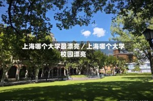 上海哪个大学最漂亮／上海哪个大学校园漂亮