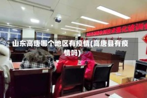 山东高唐哪个地区有疫情(高唐县有疫情吗)