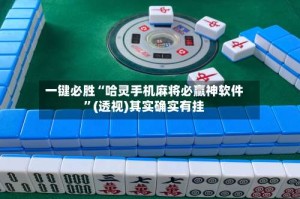 一键必胜“哈灵手机麻将必赢神软件”(透视)其实确实有挂