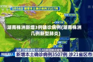 湖南株洲新增3例确诊病例(湖南株洲几例新型肺炎)