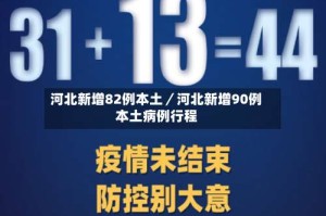 河北新增82例本土／河北新增90例本土病例行程