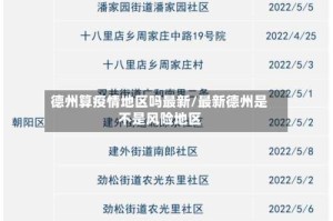德州算疫情地区吗最新/最新德州是不是风险地区