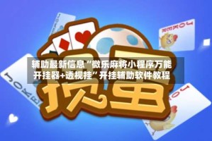 辅助最新信息“微乐麻将小程序万能开挂器+透视挂”开挂辅助软件教程