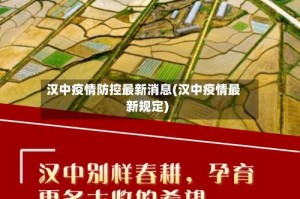 汉中疫情防控最新消息(汉中疫情最新规定)