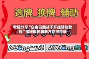教程分享“白金岛跑胡子开挂辅助教程”揭秘透视辅助万能挂用法