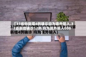 【31省份新增4例确诊均为境外输入,31省新增确诊12例 均为境外输入000】