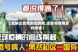【全球出现爆发式疫情,全球疫情爆发时间线】