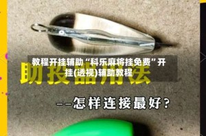 教程开挂辅助“科乐麻将挂免费”开挂(透视)辅助教程