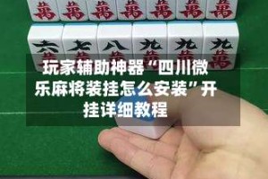 玩家辅助神器“四川微乐麻将装挂怎么安装”开挂详细教程