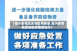 【衡水疫情高发地区有哪些,衡水疫情高发地区有哪些地方】