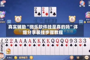 真实辅助“微乐软件挂是真的吗”详细分享装挂步骤教程