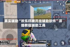 真实辅助“欢乐吓牌开挂辅助软件”详细教程辅助工具