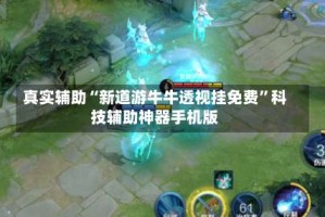 真实辅助“新道游牛牛透视挂免费”科技辅助神器手机版