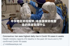 中东地区防控疫情/中东国家防疫面临的挑战包括什么