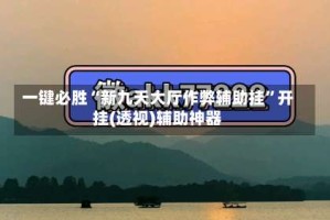 一键必胜“新九天大厅作弊辅助挂”开挂(透视)辅助神器