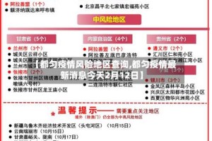 【都匀疫情风险地区查询,都匀疫情最新消息今天2月12日】