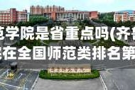 齐鲁师范学院是省重点吗(齐鲁师范学院在全国师范类排名第几)