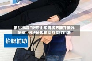 辅助神器“微乐山东麻将万能开挂器免费”揭秘透视辅助万能挂用法