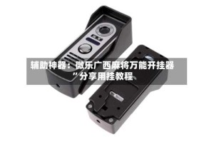 辅助神器：微乐广西麻将万能开挂器”分享用挂教程