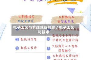 电子工艺与管理就业前景／电子工艺与技术