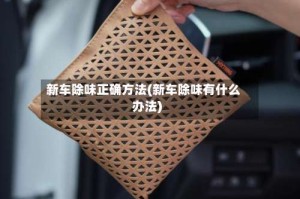 新车除味正确方法(新车除味有什么办法)