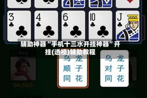 辅助神器“手机十三水开挂神器”开挂(透视)辅助教程