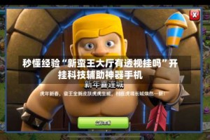 秒懂经验“新蛮王大厅有透视挂吗”开挂科技辅助神器手机